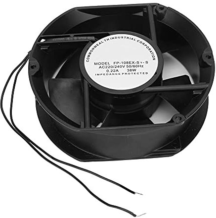 Ventilateur d'Extraction de Ventilation 220V AC, FP-108EX-S1-S 2700-3100 R/min Ventilateur Axial de Ventilateur de Refroidissement à Faible Bruit avec Roulements à Billes