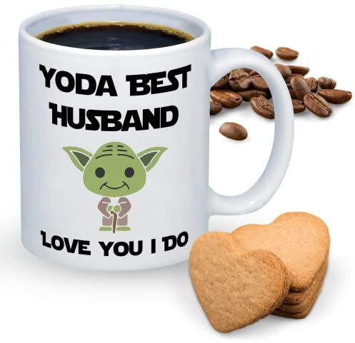 Yoda Best Husband Mug, Funny Husband Gifts from Wife, Love You Husband Birthday Gift