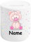 ShirtInStyle Spardose Sparschwein, Motiv Schwein Ferkel, Kinder Tier Motive Namen Wunschtext