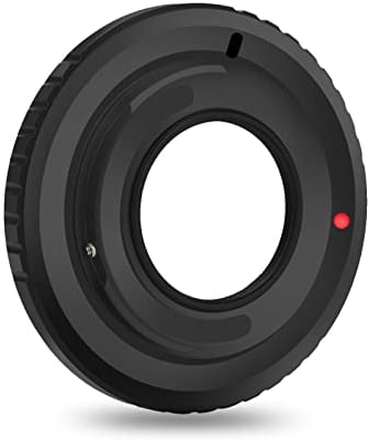 Bindpo Adapterring für M42-C-M4/3 Objektivmontage, Manueller Fokuslinsenkonverter aus Aluminiumlegierung für M42 Objektiv mit Schraub C Montage für M4/3 Kamera