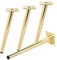 TCHOSUZ 10 inch / 25cm Metal Furniture Legs, Pack of 4 Mid Century Modern Oblique Tapered Replacement Feet for Home DIY Projects Table Sofa Couch Chair