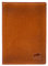 Solo Pelle Impfpasshülle, Reisepasshülle, Echtleder Passhülle, Schutzhülle Tasche für Kreditkarten Damen Herren Reisepass Geschenk, Karteninhaber, Ausweis und Reisedokumente (Cognac Braun)