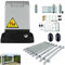 ECUTEE 370W Electric Sliding Gate Opener 800KG Automatic Sliding Gate Drive, Automatic Door Opener Motor Driveway Security Kit, with 2 Infrared Sensors and 4m Racks