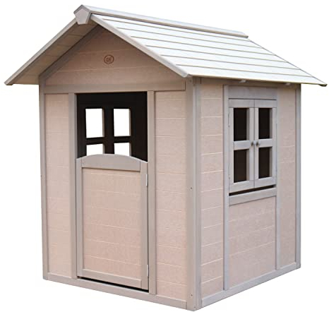 AXI Lakeside Valley Green Maison Enfant en Bois FSC & Resysta | Maisonnette/Cabane de Jeu Exterieur