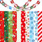 MIAHART B2032MHJJA-2 Weihnachtspapierketten für festliche Papierbastelarbeiten, Papierglieder für Frohe Weihnachten und festliche Party-Dekoration, 600 Stück