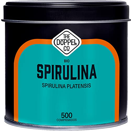 500 Comprimés de Spiruline Bio - Dose Maximale 3000mg Algue Spiruline Bio - Coupe-faim 100% Naturel - Détox - Protéine Vegan Écologique - Antioxydant - Augmente l'Énergie - Sans Plastique