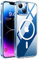 ULTRICS Magnetic Case for iPhone 14 Compatible with Mag-safe Wireless Charging, Shockproof Phone Bumper Cover with Drop Protection, Anti Yellowing, Slim and Anti-Scratch Back Cover- Clear
