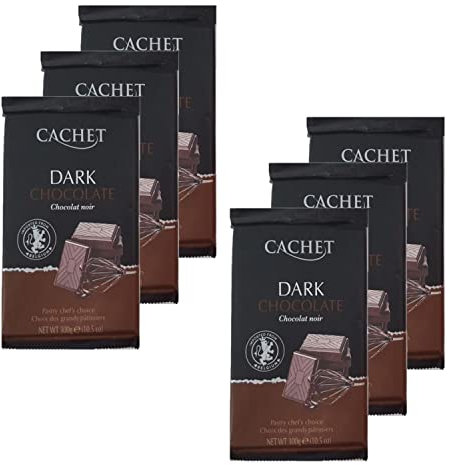 Lot 6x Chocolat noir dessert - Tablette 300g