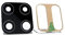 IS-TECK Kompatibel mit Huawei Mate 30 Lite Ersatz Kamera Glas Linse inkl. Kleber Set
