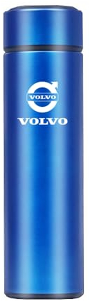 ZUMAHA Auto Thermosgefäße Edelstahl Thermosbehälter Thermosflaschen für Volvo C40 S60 S60L S90 XC Classic XC40 XC60 XC70 XC90 Trinkgläser Kaffeebecher Thermo Vakuum Isolierbecher,Bluestyle