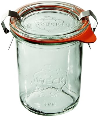 Weck 12 Stück | 160ml Sturzgläser RR60 mit Glasdeckel