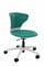 Sedus, Turn Around, tu-180, Bürostuhl, ergonomisch, klein, kompakt, für Büro/Praxis/Empfangsbereich/Home-Office, Nova Stoffbezug (Weißes Gestell, Grün)