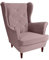SEELLOO Sessel Bequemer Polstersessel Armlehnstuhl Kuschelsessel Sitzer Relaxstuhl Wohnzimmer Ohrensessel Modern Schlafzimmer, Rosa, 95 x 81 x 102 cm