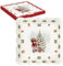 Easy Life Cofanetto piatto rettangolare, 30 x 29,5 cm, in porcellana NOSTALGIC CHRISTMAS