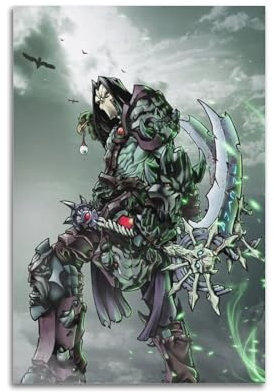 RIOEPURRT Darksiders Metall-Poster, dekoratives Gemälde, Leinwand, Wandposter und Kunstdruck, moderne Familienschlafzimmer-Dekoration, Poster, 20 x 30 cm
