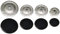 Indesit Ariston Hotpoint - Kit 4 bruciatori Defendi completi di piattelli spartifiamma per cucina piano cottura 4 fuochi - Made in Italy - IN02