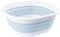Bargain Shack Square Collapsible Basin Camping Bowls Collapsible Washing Up Bowl Space Saving Portable Kitchen Washing Basin for Camping Caravans Outdoor (Blue - 30.5cm)