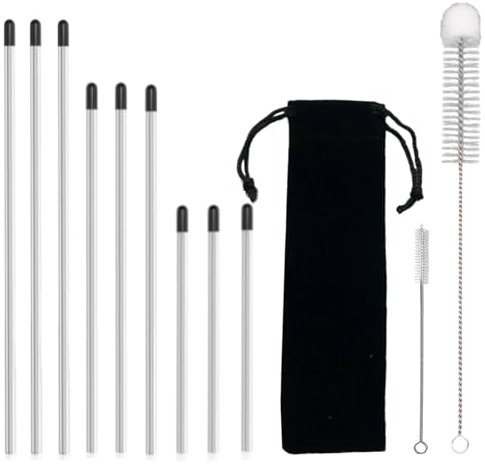 Oiieco 9 Stück Flaschenhalter Für Spülmaschine – Kompatibel Mit SodaStream Flaschen & Edelstahlflaschen – Rostfreier Flaschenabtropfhalter Mit 2 Reinigungsbürsten – Flaschenständer Zum Abtropfen & Spü