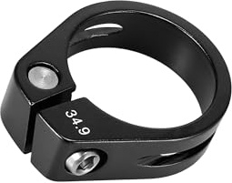 INFINAUTO 34.9mm Aluminium Alloy Bicycle Seat Post Clamp Seat Post Clip