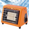 Portable Gas Heater, Butane Camping Heater with Two Modes 53° Angle Adjustment, Carry Handle & Temp Control, Rotary Ignition, Portable Gas Stove for Outdoor Hiking Fishing Caravan orange