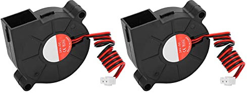 3D Printer Cooling Fan, 2pcs 50x50x15mm DC 24V Blower Fan with Quiet Fit for Ender 3 Replacement Part