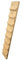 Ruhti Hühnerleiter, Kaninchen Leiter, Kleintier Holzrampe, Treppe, 50 bis 195 cm (90 cm)
