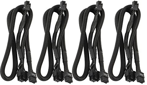 Janasiba 4X 8 Pin Bis Doppelt 8 Pin 6 Pin PCIE VGA Netz Teil Kabel für Supernova G2 G3 G5 P2 T2 GS G + 650 750 850 1000