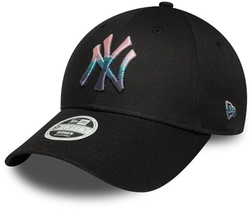 New Era 9Forty Damen Cap METALLIC New York Yankees schwarz