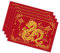 Sharplace Lot de 4 Sets de Table du Nouvel an Chinois durables 30 x 45 cm, décoration de Table du Nouvel an pour la Cuisine, décoration d'hiver, Or Rouge