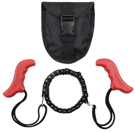 Seil-Kettensäge | Taschen-Kettensäge mit Tragetasche,Handwerkzeug Zum Baumfällen, Astschnitt, Holzarbeiten, Outdoor-Aktivitäten, Camping, Jagd, Bergsteigen,