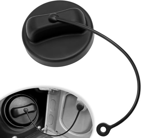 LPZMPZ Tankdeckel mit Halteband kompatibel mit Mercedes-Benz Vito W447 | W638 W639 W903 W906 Sprinter Viano Tankverschluss Auto Kraftstofftankdeckel Ersatz A0004705805 A0004704605 Fuel Tank Cap