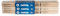 CASCHA Drumsticks de batterie professionnelles 5A robustes en érable I baguettes en bois d'érable I accessoires de batterie professionnels I modèle tête en bois 12 paires (24 pcs.)