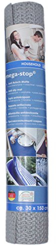 Friedola mega-Stop® Anti Rutsch Matte 30x150cm Grau - für Küche Camping Wohnmobil