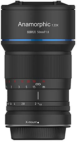 SIRUI 50mm F1.8 Faktor-1.33x APS-C Anamorphot Prime Objektiv Objektive Lens Lenses Modell SR-MEK7X(Bajonett X-Mount)