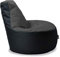 BuBiBag Gamer Sitzsack, Lounge Sessel, Gaming Sitzsäcke, Indoor & Outdoor Kissen für Kinder und Erwachsene (Anthrazit-Schwarz;Ø:80cm)