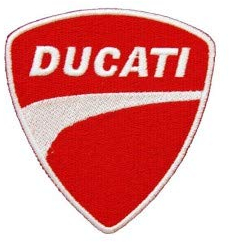 PATCHMANIA Ducati Corse Logo 7,6 cm Aufnäher Bügelbild, Patch Embroidered Patches Iron on
