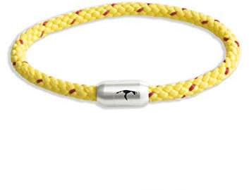 ⚓ Paris Montana ⚓ Das Original Sylt Segeltau Wickelarmband Unisex Geflochten Mit Gravur Handmade Hochwertiger Magnetverschluss Durchmesser 6mm (Vanilia, 20)