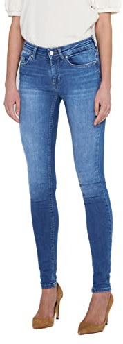 ONLY Female Skinny Jeans ONLBLUSH Mittlere Taille Skinny Fit Jeans
