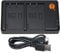 DSTE Rapid Dual Battery Charger Compatible with Olympus PS-BLS1, BLS-1, PS-BLS5, BLS-5, BLS-50, E-420, E-450, E-600, E-620, Pen E-P1, E-P2, E-P3, E-PL1, E-PL3, E-PM1, OM-D E-M10 Mark II, III, IIIs, IV