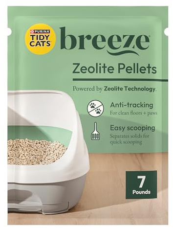 Purina Tidy Cats Litter Pellets, Breeze Refill Litter Pellets in Recyclable Box - (4) 7 lb. Bags