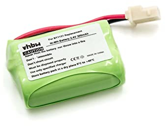 vhbw Akku Ersatz für Motorola BY1131 für Babyphone Babytalker (300mAh, 2,4V, NiMH)