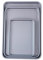 9.5/13/15 Inch Baking Tray Set, 3-Piece Heavy Duty Baking Pan for Oven (Light Grey)
