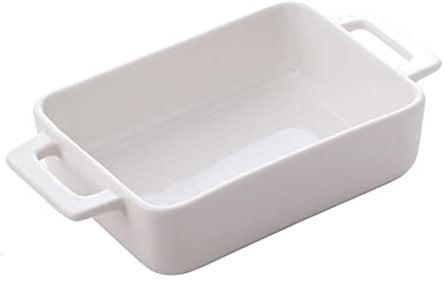 Bandeja Horno Práctico for hornear plato for hornear pan for hornear bandeja de pastel de bandeja multiusos bandeja de pan al horno queso de arroz cuenco rectangular Fuente para Lasaña