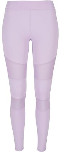 Urban Classics Damen Ladies Tech Mesh Leggings Leggings, Lilac, L