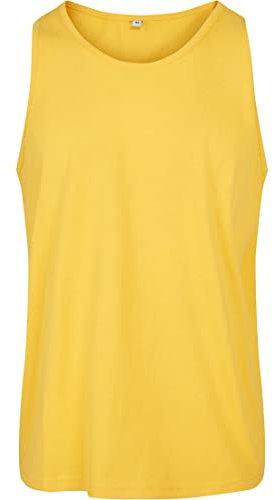 Build Your Brand Herren Tanktop Basic Tank, Farbe Taxi Yellow, Größe 3XL