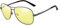 YUELUQU Sonnenbrille Herren Pilotenbrille Polarisiert Prämie Metall Rahmen Unisex Uv Schutz 400 (Dunkelgrauer/Nachtsicht)