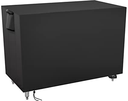 Youlvy Mantel de mesa de preparación al aire libre de 48 pulgadas, resistente al agua, de acero inoxidable, cubierta de mesa de barbacoa de metal, para todas las estaciones, para mesa al aire libre,