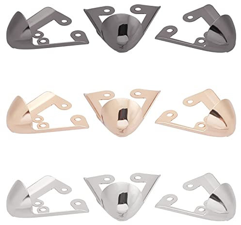 GORGECRAFT 3 Farben 6 STÜCKE Metallschuhe Spitzenschutz Einfarbige High Heels Zehenkappe Elegante High Heels Spitzenabdeckung Langlebige Schuhspitzenkappe Für Schuhe Schutz Reparatur Dekoration