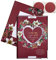 Hallmark Weihnachtskarte mit Aufschrift For One I Love, traditionelles Herz und Vers, 25575200, mehrfarbig