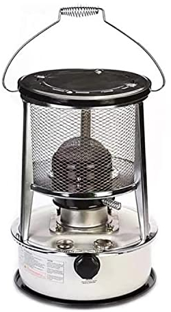 MUENG Kerosin-Heizung, Edelstahl Space Universal Handlicher Outdoor-Kerosin-Ofen-Brenner Camping-Öl-Paraffin-Heizungen, Camping-Gaskocher für Indoor Outdoor Patio, 6L